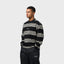 Souvenir Stripe Crew - Black - Spin Limit Boardshop