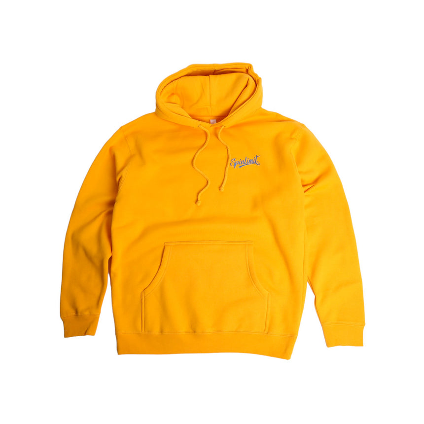 Spin Limit Baseball Logo Hoodie - Yellow - Spin Limit Boardshop