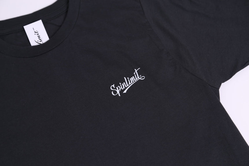 Spin Limit Baseball Logo Tee - Charcoal - Spin Limit Boardshop