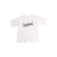 Spin Limit Baseball Signature Tee Kid - White - Spin Limit Boardshop