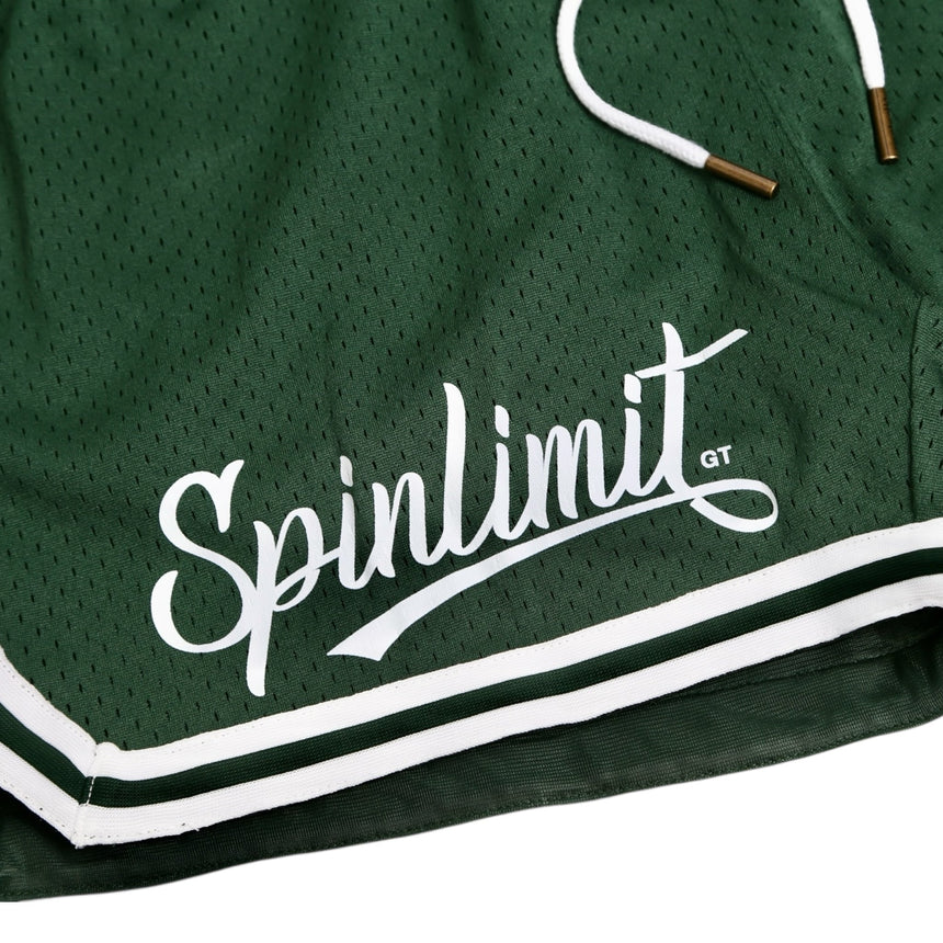 Spin Limit Bball Mesh Short - Forest Green - Spin Limit Boardshop