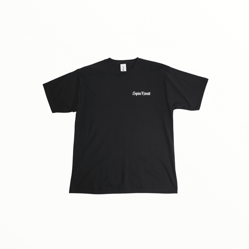 Spin Limit Big Times Premium Heavyweight Tee - Grey White Logo - Spin Limit Boardshop