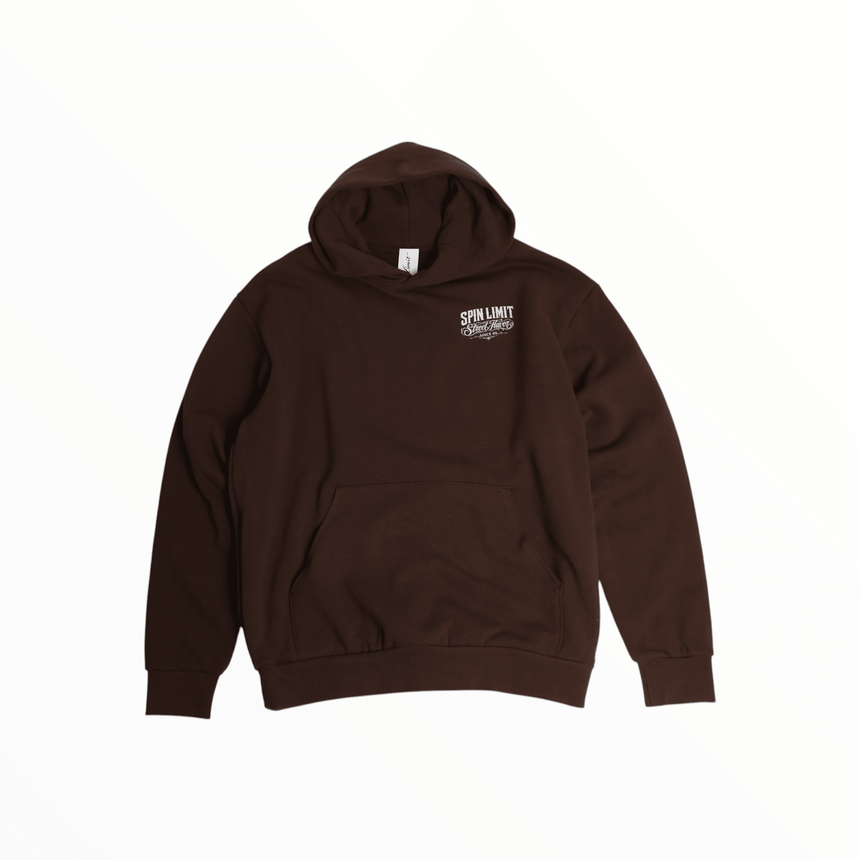 Spin Limit Carrera 2 Heavyweight Hoodie - Brown - Spin Limit Boardshop