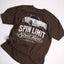 Spin Limit Carrera 2 Logo Heavyweight Tee - Brown - Spin Limit Boardshop