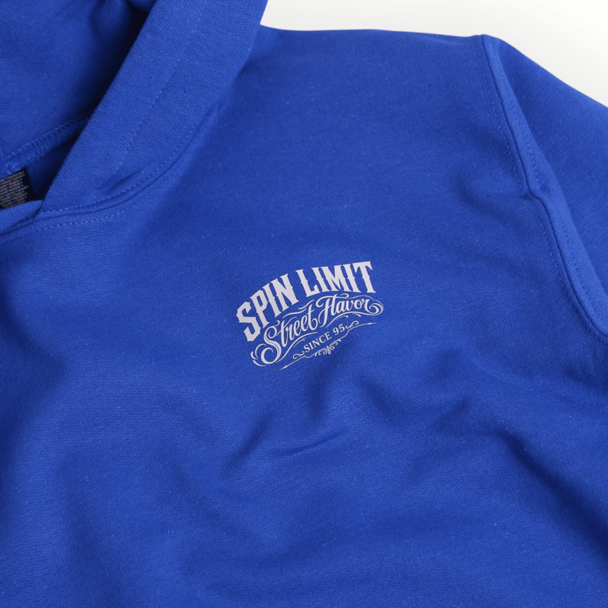 Spin Limit Carrera 2 Logo Hoodie Kid - Royal - Spin Limit Boardshop