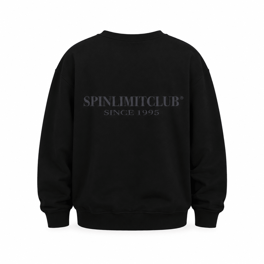 Spin Limit Club Crew - Black Charcoal - Spin Limit Boardshop