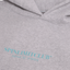 Spin Limit Club Heavyweight Hoodie - Heather Grey Turquoise - Spin Limit Boardshop