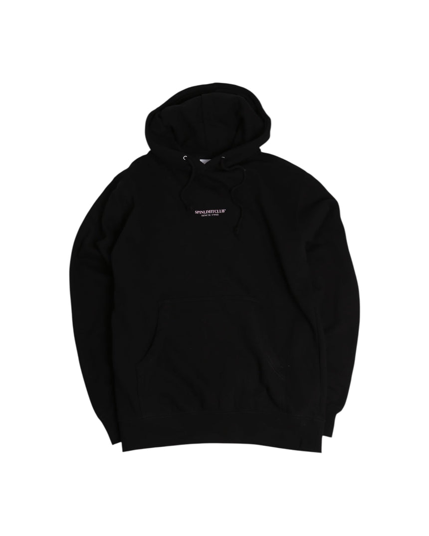 Spin Limit Club Hoodie - Black - Spin Limit Boardshop