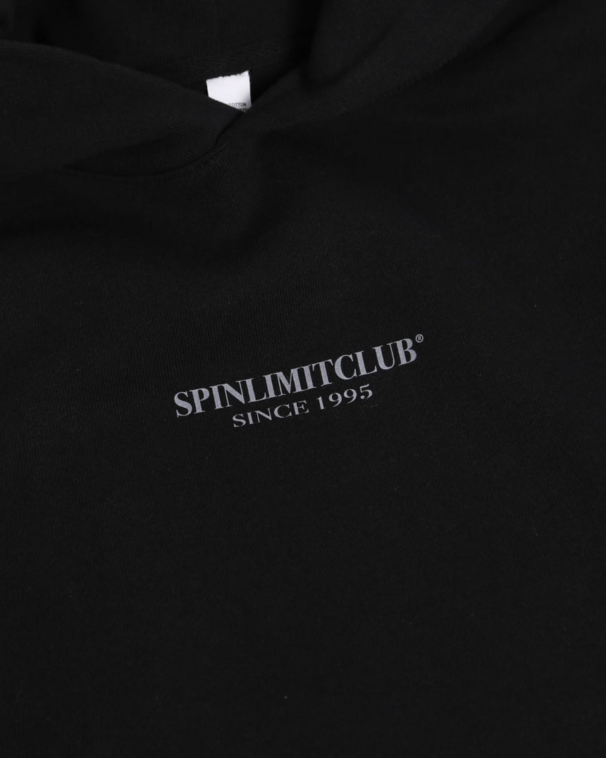 Spin Limit Club Hoodie - Black Charcoal - Spin Limit Boardshop
