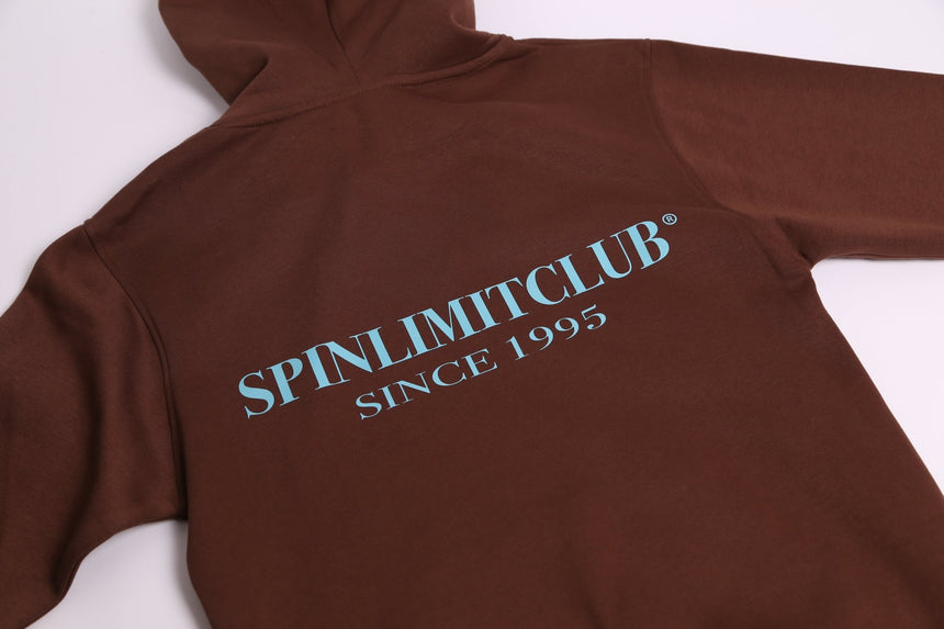 Spin Limit Club Hoodie - Brown - Spin Limit Boardshop