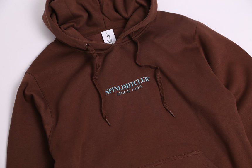 Spin Limit Club Hoodie - Brown - Spin Limit Boardshop