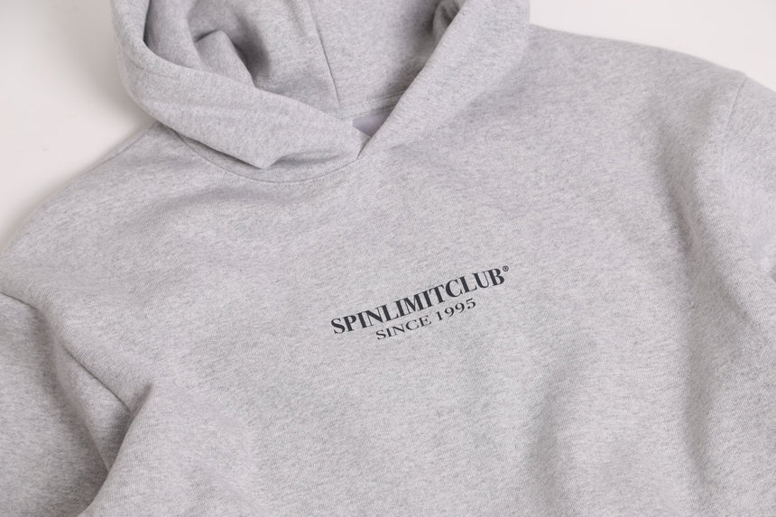 Spin Limit Club Hoodie - Heather Grey - Spin Limit Boardshop