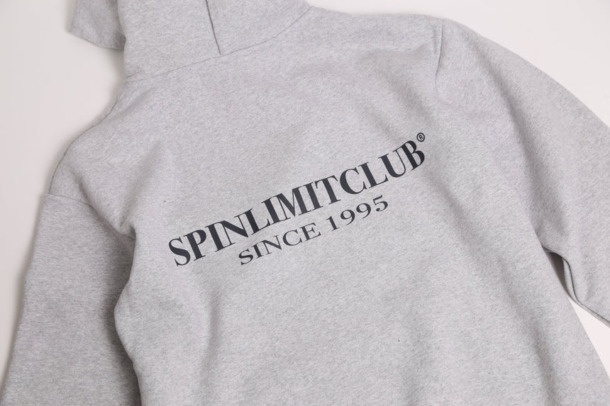 Spin Limit Club Hoodie - Heather Grey - Spin Limit Boardshop