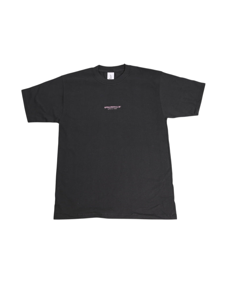 Spin Limit Club Premium Heavyweight Tee - Grey - Spin Limit Boardshop