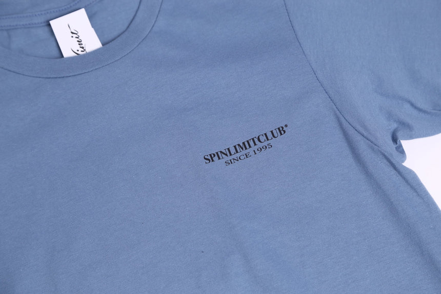 Spin Limit Club Tee - Iron Blue - Spin Limit Boardshop