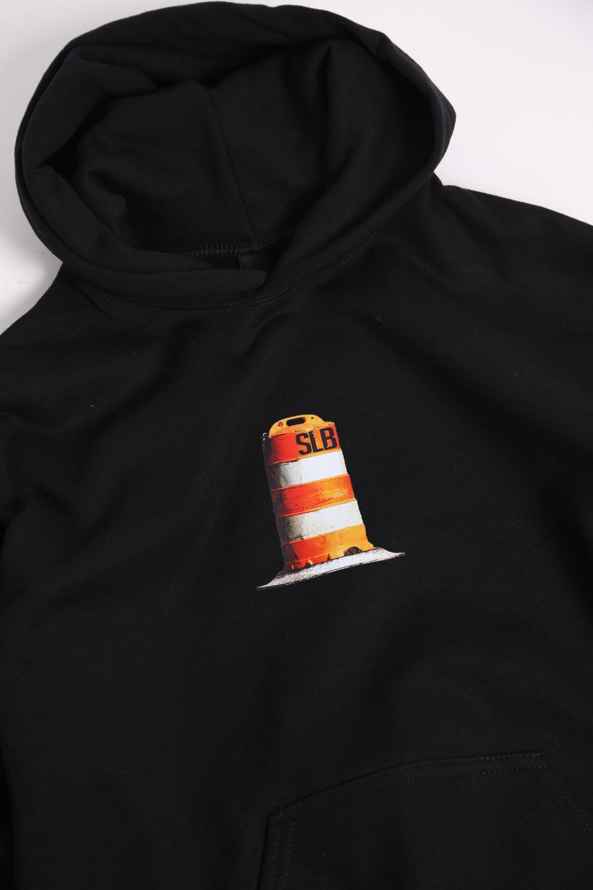 Spin Limit Cone Logo Hoodie Kid - Black - Spin Limit Boardshop