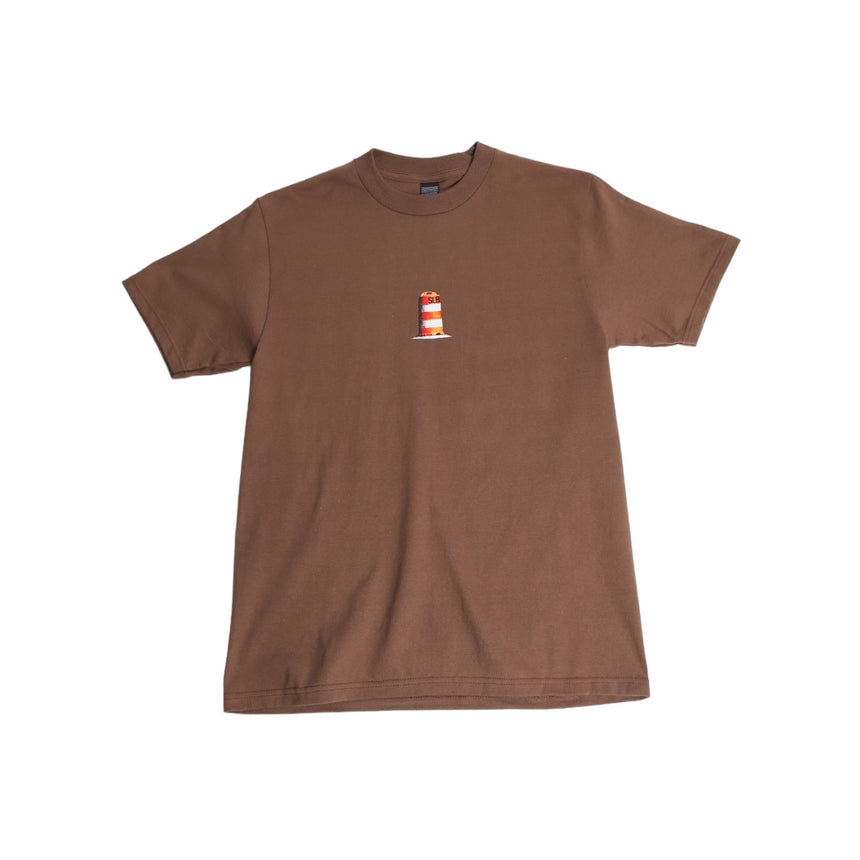 Spin Limit Cone Logo Tee - Brun - Spin Limit Boardshop