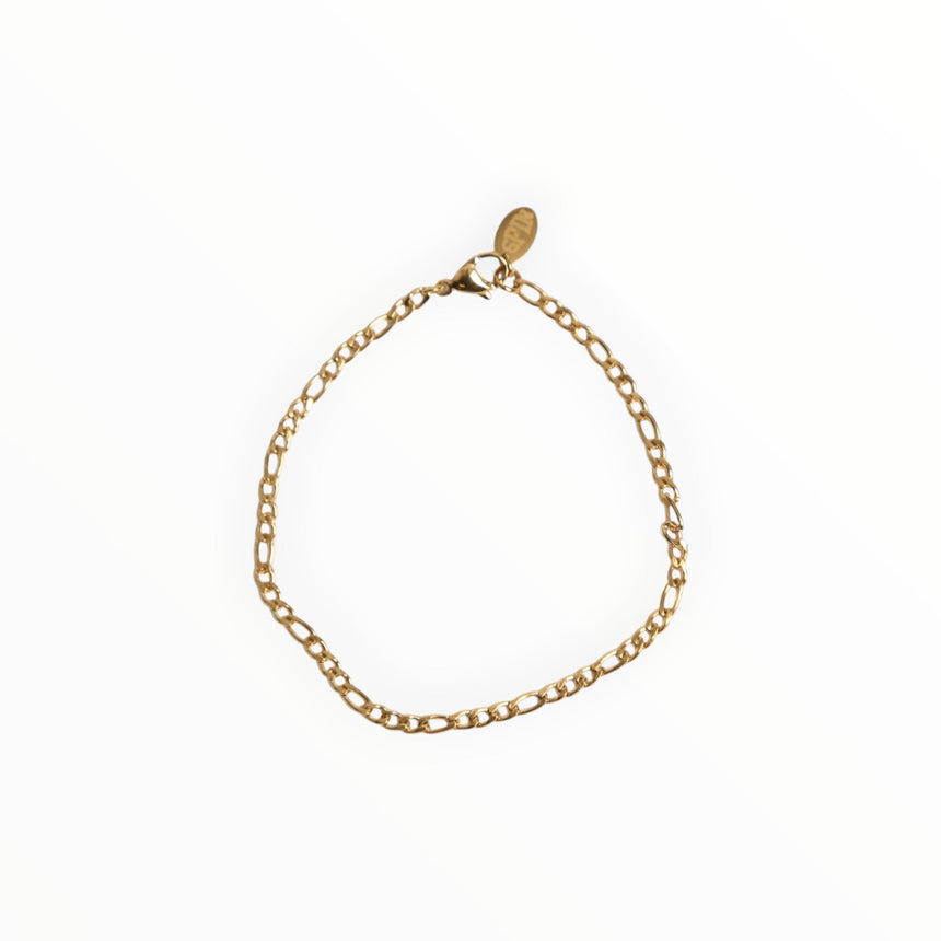Spin Limit Figaro Bracelet - Gold - Spin Limit Boardshop