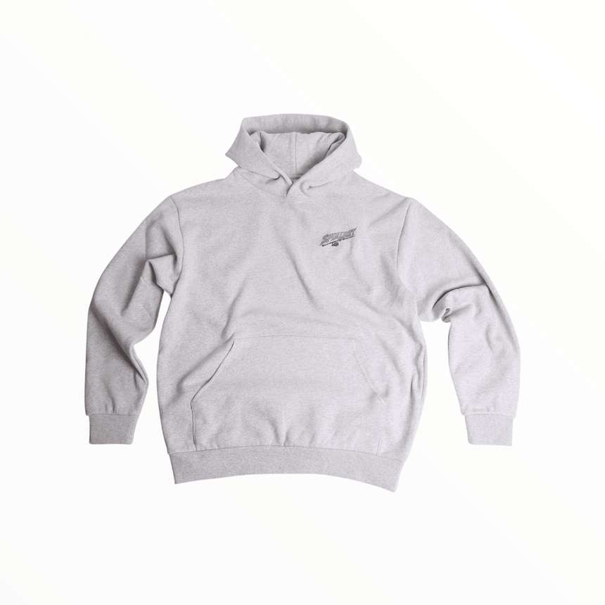 Spin Limit Fishing Heavyweight Hoodie - Grey Heather - Spin Limit Boardshop