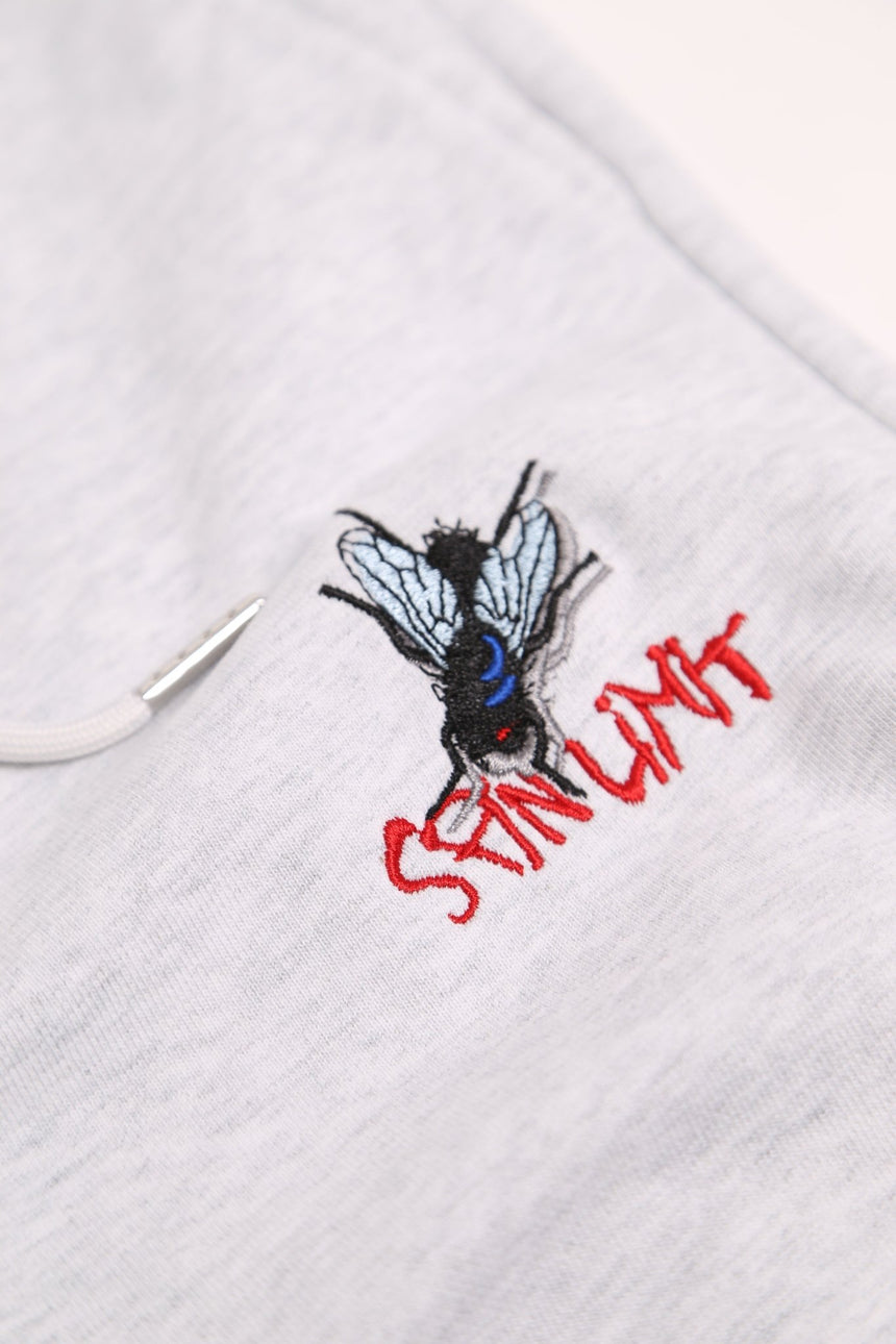 Spin limit Fly Embroidery Jooging - Ash Grey - Spin Limit Boardshop