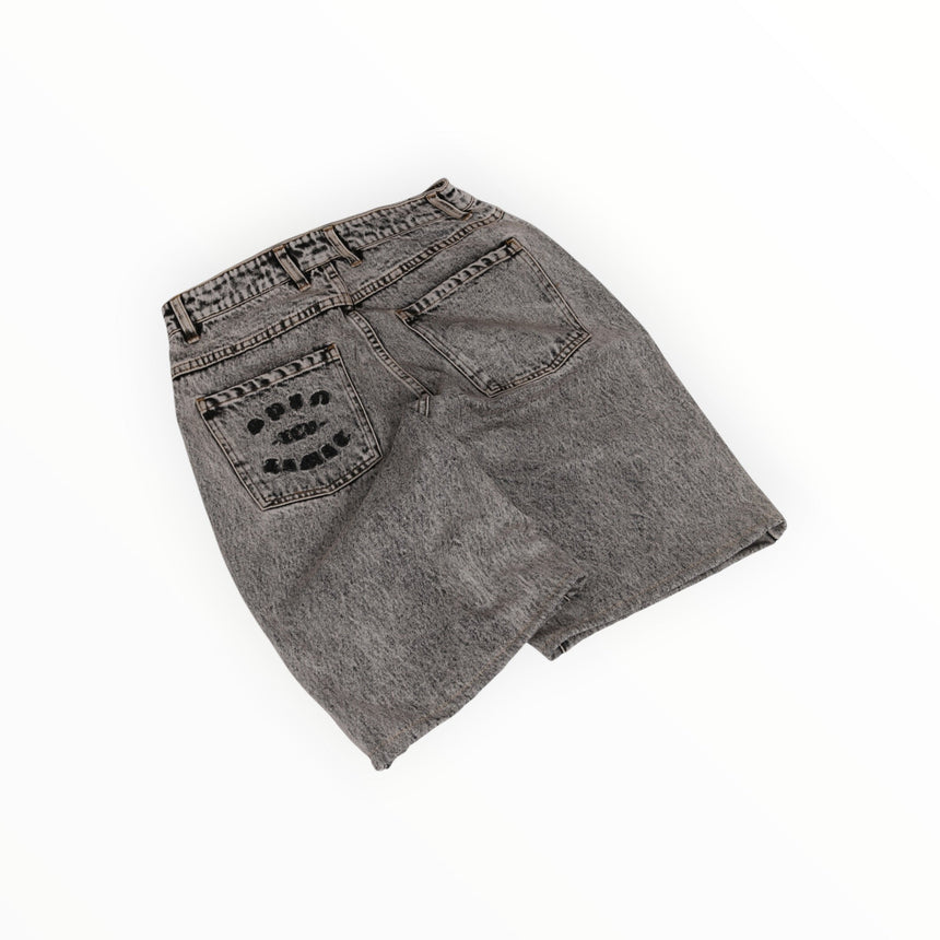 Spin Limit Fraktur Baggy Short - Acid Wash - Spin Limit Boardshop