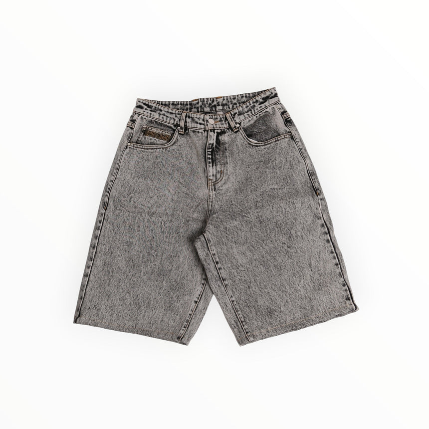 Spin Limit Fraktur Baggy Short - Acid Wash - Spin Limit Boardshop