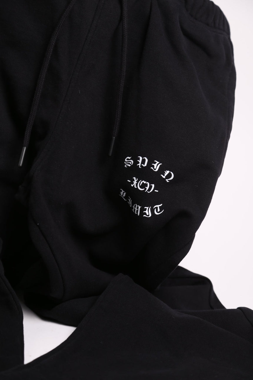 Spin Limit Fraktur Jogging - Black - Spin Limit Boardshop