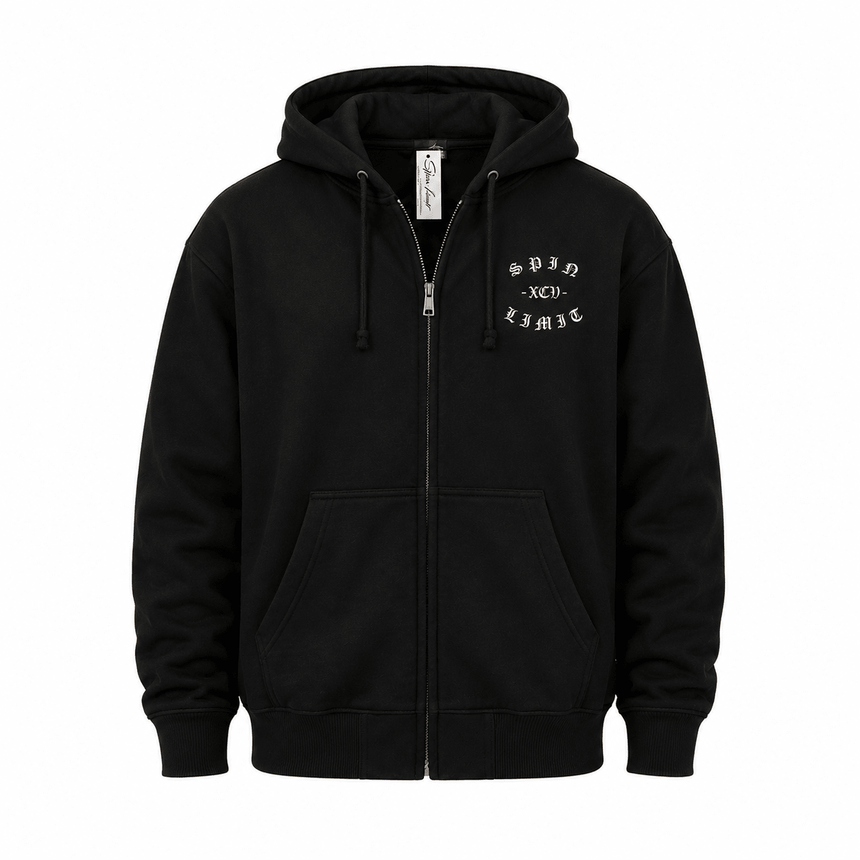 Spin Limit Fraktur Logo Work Jacket - Noir - Spin Limit Boardshop