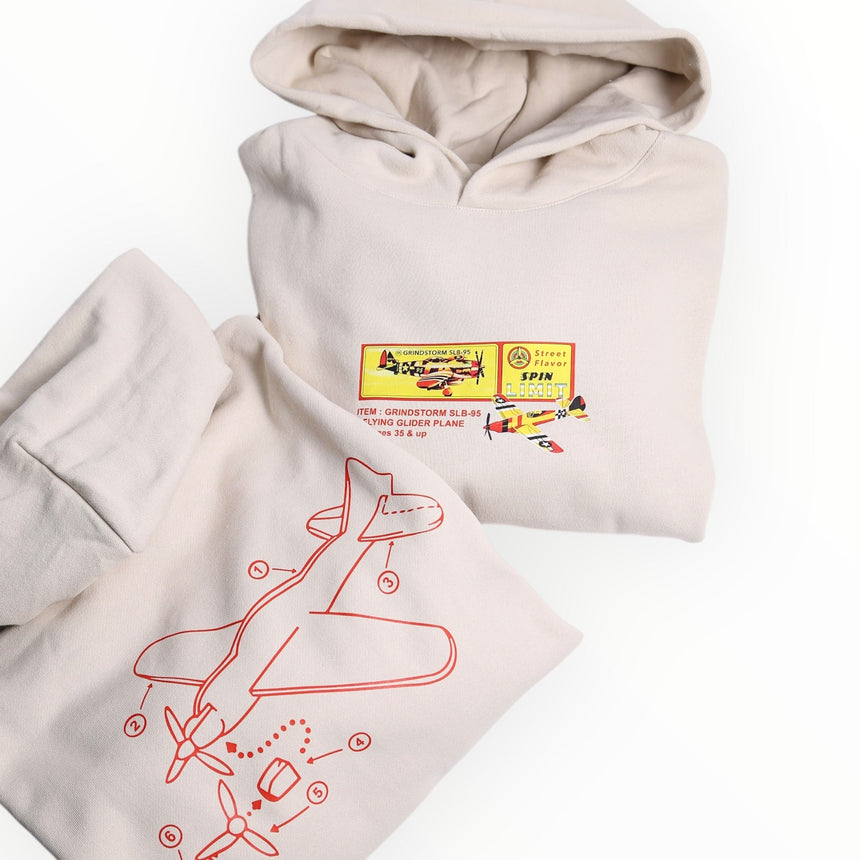 Spin Limit Grindstorm Hoodie - Sand - Spin Limit Boardshop