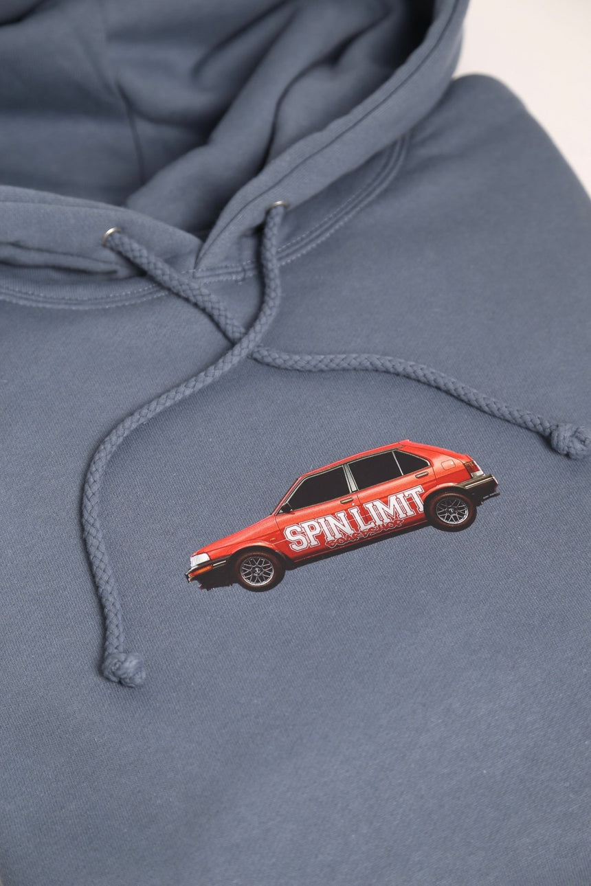 Spin Limit Justy Hoodie - Blue Cement - Spin Limit Boardshop
