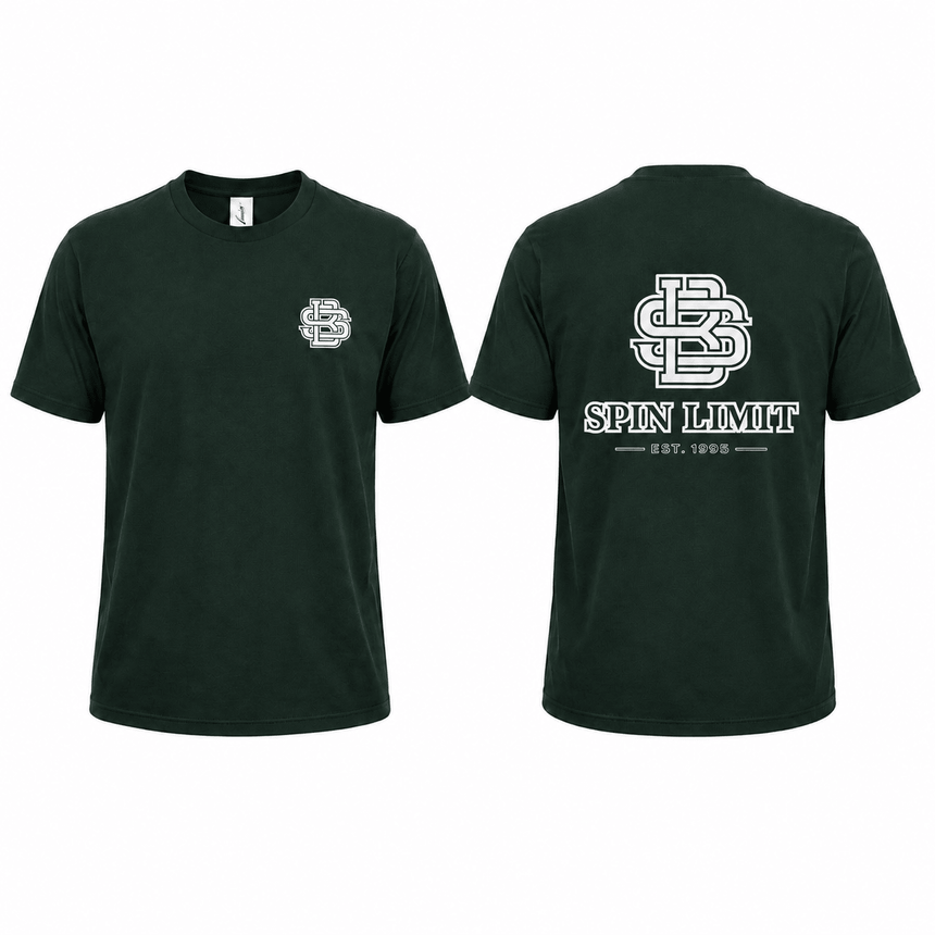 Spin Limit MLB Tee - Forest Green - Spin Limit Boardshop