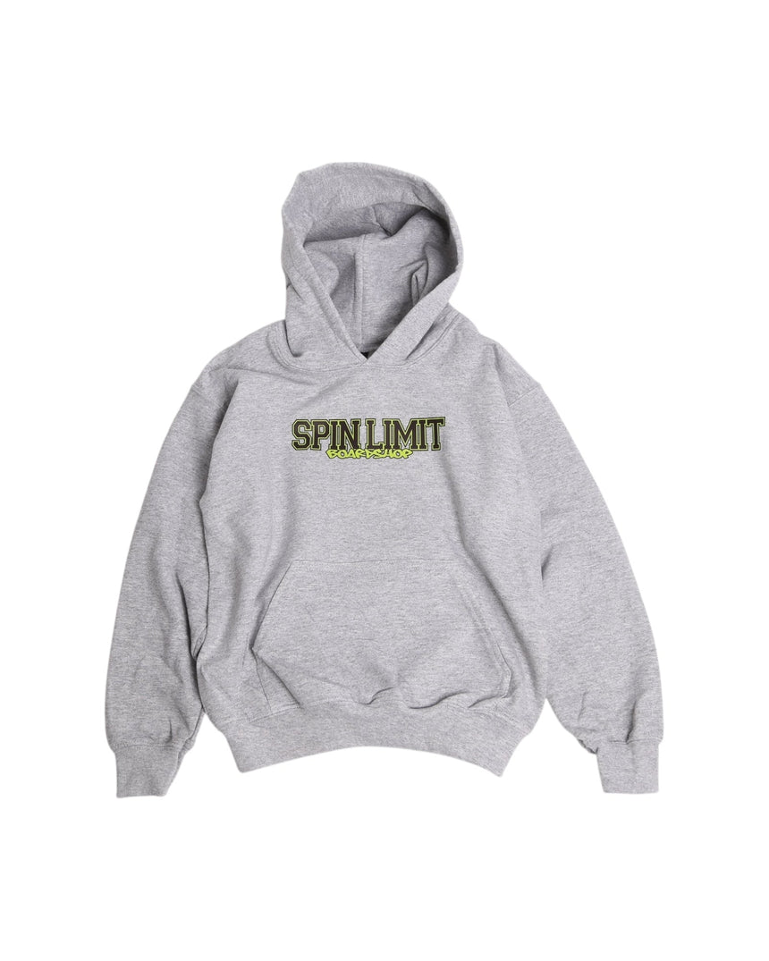Spin Limit OG Logo Hoodie Kid - Heather Grey - Spin Limit Boardshop