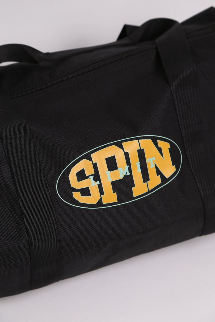 Spin Limit Oval Logo Duffle Bag - Black - Spin Limit Boardshop