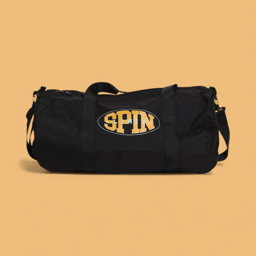 Spin Limit Oval Logo Duffle Bag - Black - Spin Limit Boardshop