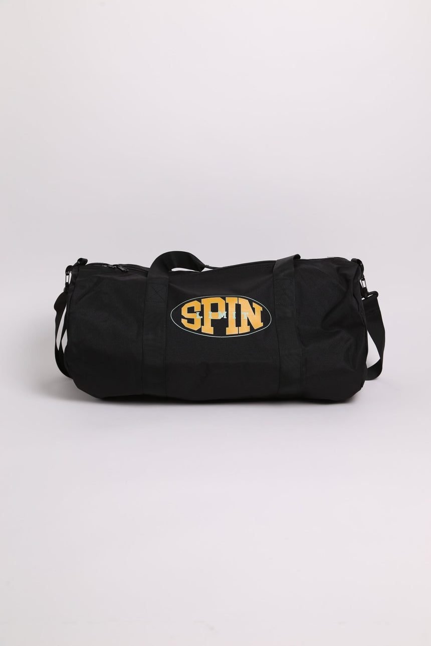 Spin Limit Oval Logo Duffle Bag - Black - Spin Limit Boardshop