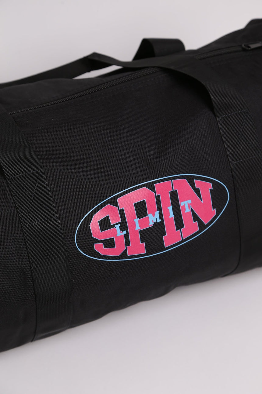 Spin Limit Oval Logo Duffle Bag - Black - Spin Limit Boardshop