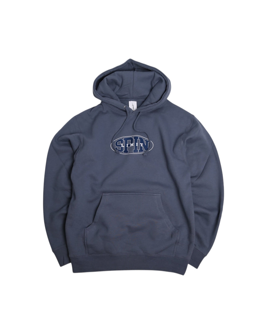 Spin Limit Oval Logo Hoodie - Blue - Spin Limit Boardshop