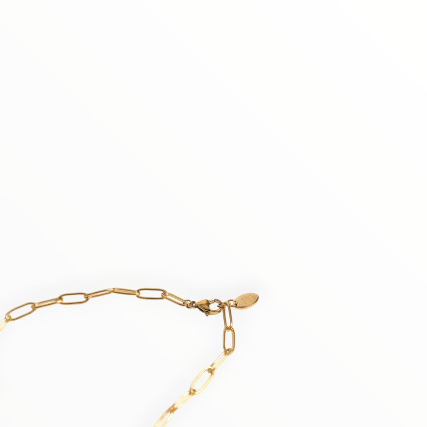 Spin Limit Paper Clip Chain - Gold - Spin Limit Boardshop