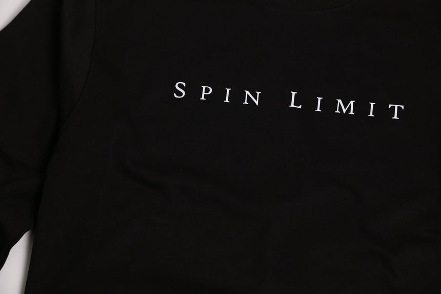 Spin Limit Simple Crewneck - Black - Spin Limit Boardshop