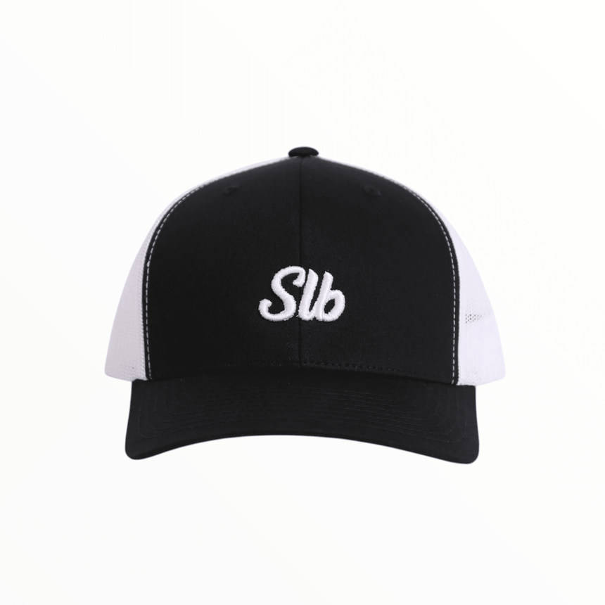 Spin Limit Slb 3D Retro Hat - Black & White - Spin Limit Boardshop