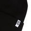 Spin Limit Slb Tab Tight Knit Beanie - Black - Spin Limit Boardshop
