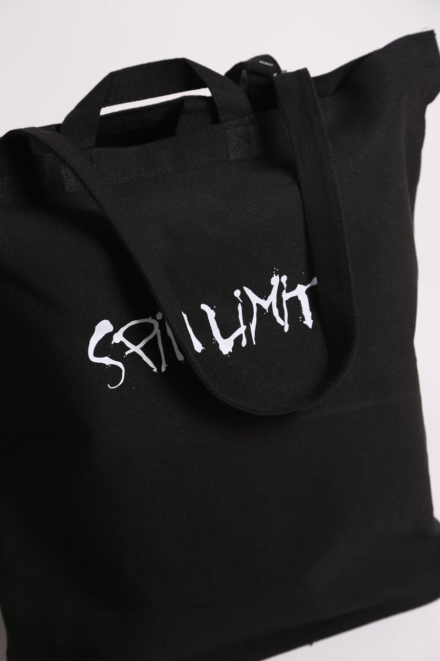 Spin LImit Splash Tote Bag - Black - Spin Limit Boardshop