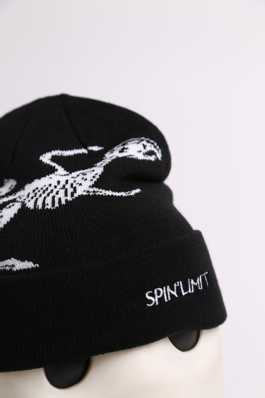 Spin Limit Squirrel Rip Off Beanie - Black - Spin Limit Boardshop