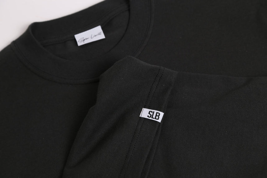 Spin Limit Tab Boxy Tee - Charcoal - Spin Limit Boardshop