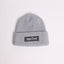 Spin Limit Times Patch Loose Knit Beanie - Grey - Spin Limit Boardshop