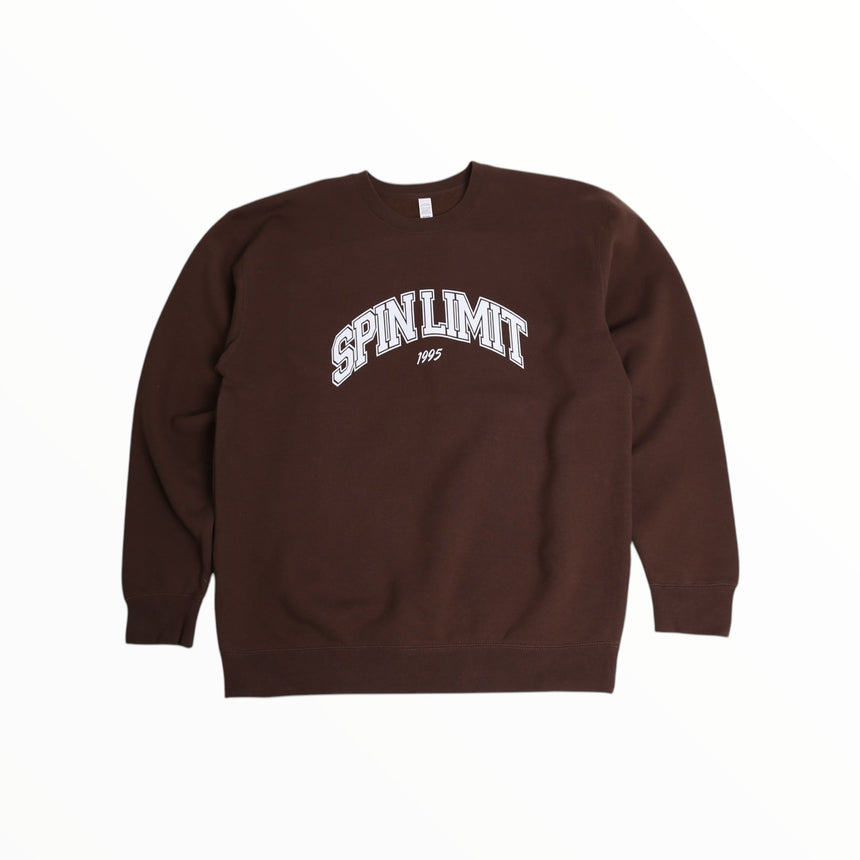 Spin Limit University Crew - Brown - Spin Limit Boardshop