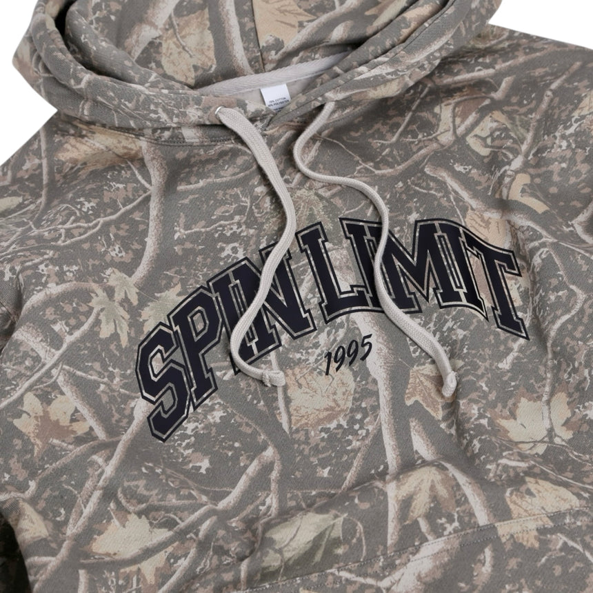 Spin limit University Hoodie - Camo Logo Noir - Spin Limit Boardshop