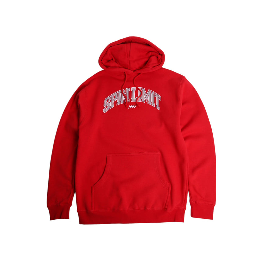 Spin limit University Hoodie - Red - Spin Limit Boardshop