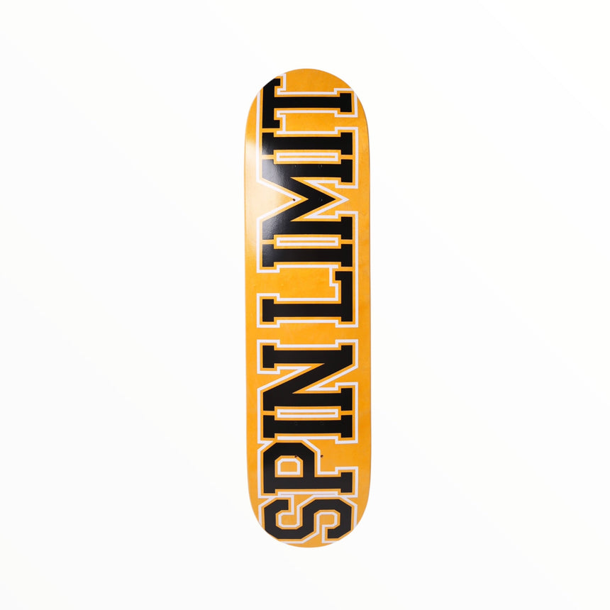 Spin Limit Varsity Board - Yellow 8.0 - Spin Limit Boardshop