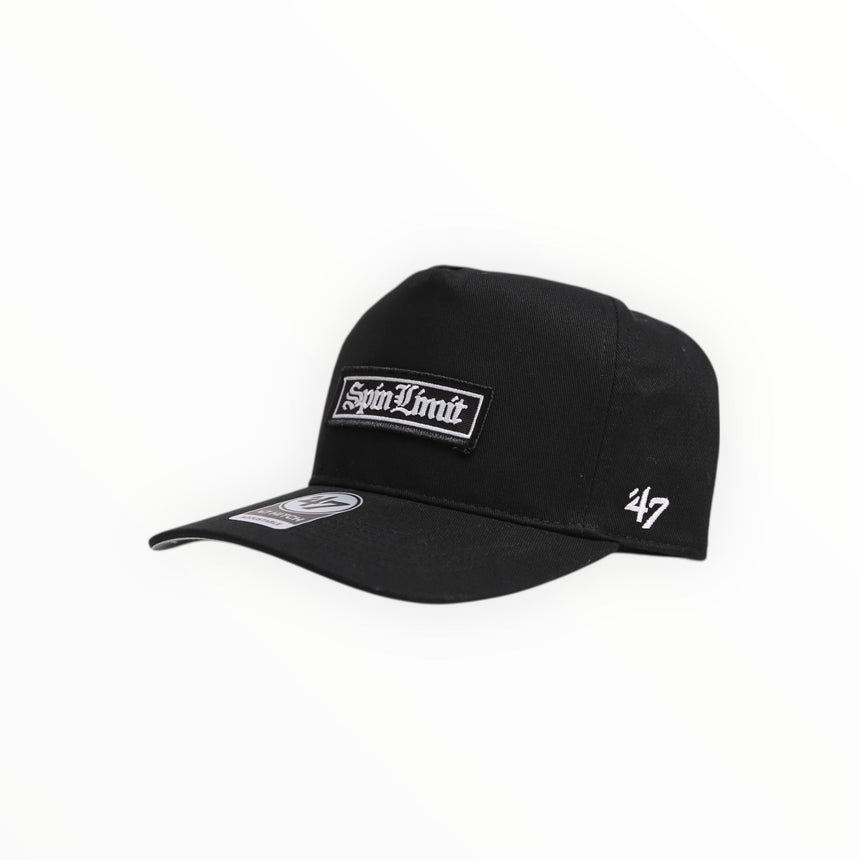 Spin Limit X 47 Hitch Snapback Times Logo - Black - Spin Limit Boardshop